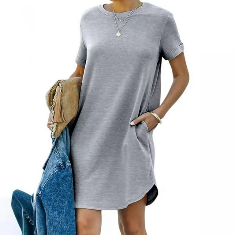 curved hem mini dress The Classic Striped Curved Hem Mini Dress large