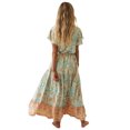 thumbnail image 4 of ITFABS Femmes Sexy Manches Courtes / Robe Sans Manches, Jupe Décontractée d'Impression en Vrac, 4 of 5