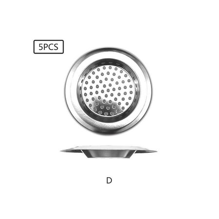 

ankishi Kitchen Stainless Steel Sink Filter Bathroom Floor Drain Slag Separator Food Slag Leak Net Home Floor Drain Mesh Sink Strainer Metal Sink Strainer