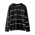 thumbnail image 1 of Kcodviy Chemise à Manches Longues pour Filles, Printemps Automne, Rayée, Méga64, Sweat à Capuche, 1 of 3