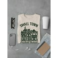 thumbnail image 3 of Small Town Christmas Cozy Holiday T-shirt Men's, 3 of 4