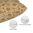 thumbnail image 3 of Kdxio Cotton Pillow Cases 14"x20" Pillowcases,Soft and Breathable Bedroom Pillow Cases-Brown Flowers, 3 of 8