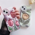 thumbnail image 2 of Funda de teléfono de silicona suave a prueba de golpes, borde de onda grande, cubierta de tulipán para iPhone 14, 13, 12, 11 Pro Max, XS Max, X, XR, 7, 8 Plus, SE2020 Mini Fivean unisex, 2 of 2