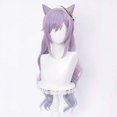 thumbnail image 2 of Peluca de cosplay degradada morada para juego Genshin Impact Lolita Gradient Party Harajuku Hair, 2 of 5