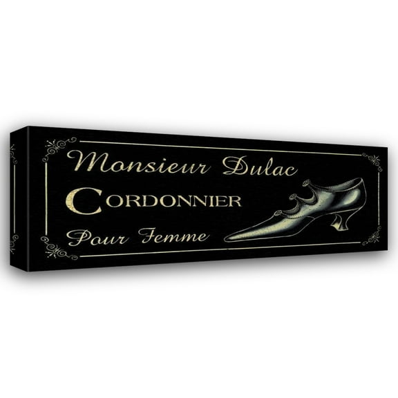 Catherine Jones 24x12 Gallery Wrapped Canvas Wall Art Titled - Cordonnier