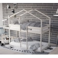 thumbnail image 5 of HMD Pasco Simple Over Simple Solid Wood House Loft B Frame Box, Gris Antique, 5 of 5
