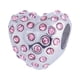 thumbnail image 1 of Charm para Pulsera LuckyLy Dije de Corazón Acero Inoxidable Y Zirconia Cúbica Modelo Katia Plateado UNITALLA, 1 of 8