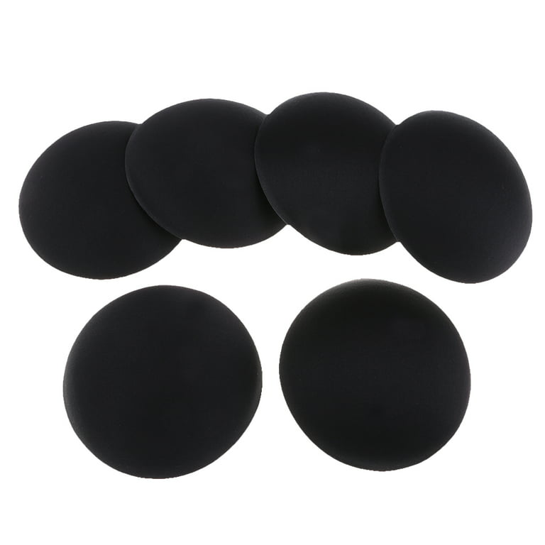 6 Pairs Removable Round Cups Bra Pad Inserts Pads For Sports Bra Top 