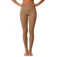 thumbnail image 6 of felwors High Waisted Leggings with Pockets Women, Full Length Capri Buttery Soft Stretchy Yoga Pants (Khaki, M), 6 of 9