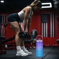 thumbnail image 6 of Feledorashia 70oz Sport Water Bottle, Food Grade Fitness Water Cup, Leak Proof, with Scale, for Outdoor Travel Yoga Running Fitness Cycling and Camping, 6 of 7