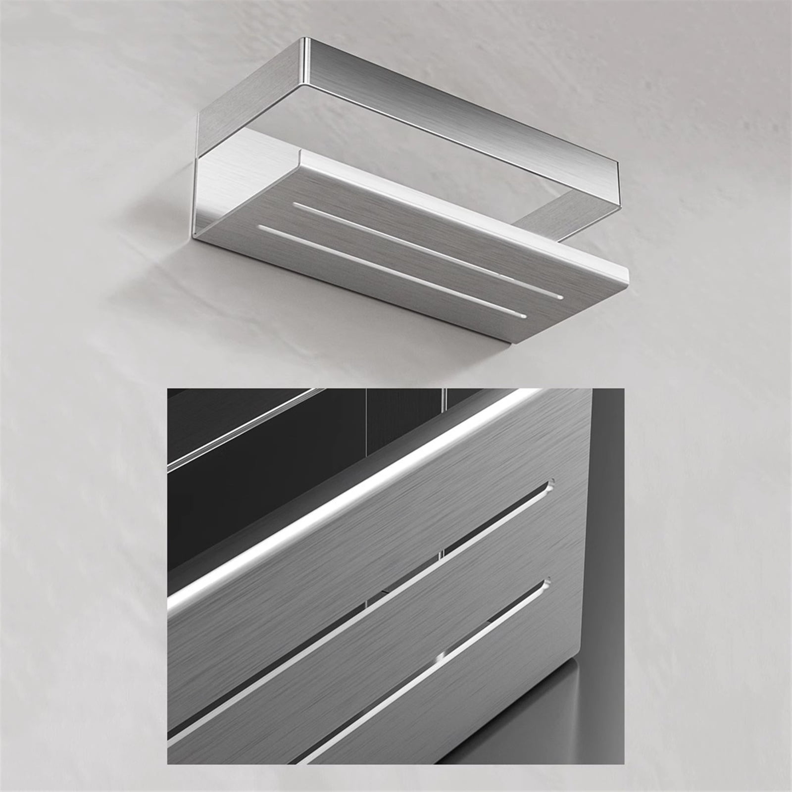 Bathroom Shower Shelves, Wall Mounted Adhesive Shower Organizer, No-Drill Stainless Steel Bathroom Caddy