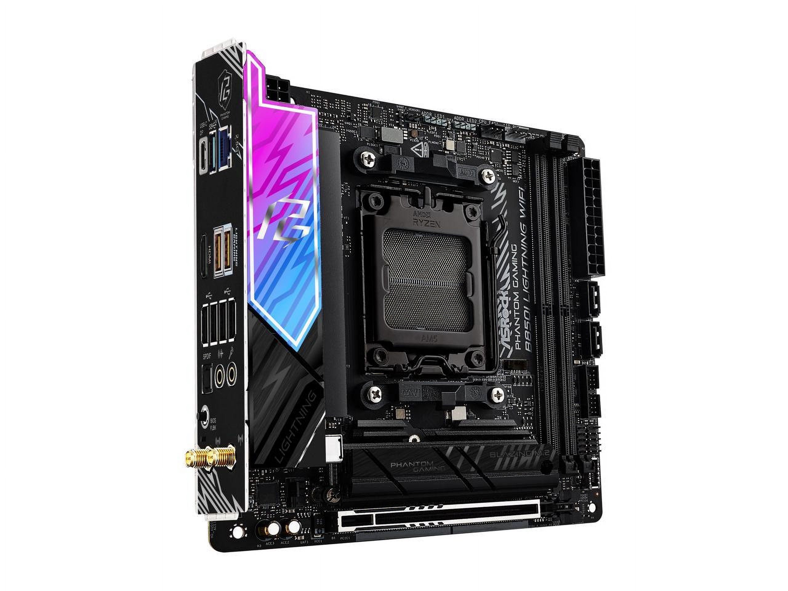 【新品未開封】ASRock B850I LIGHTNING WIFI ASRock B850I Lightning WiFi AM5 AMD B850 Mini ITX Motherboard