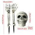 thumbnail image 3 of PRETXORVE Halloween, Halloween Skeleton Prop Human Full Size Skull Hand Garden Model Decor, 3 of 9