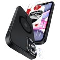 thumbnail image 1 of TEMOGU-Compatible for 11 Phone Case: [2PCS Glass Screen Protector + 2PCS Camera Lens Protector] [Effortless Buttons] Strong Magnetic Slim Magic Shockproof Cell Funda para 11Case 6.1 inch, Black, 1 of 4