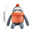 thumbnail image 3 of Sloth Dolls Jungle Plush Toys Stuffed Animal Comfort Children's Sleeping Pillow to Sooth Emotion Soft Toy Gift for Toddlers, 3 of 8