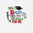 thumbnail image 4 of Inktastic My Daddy Did It and He Did It for Me with Graduation Cap Boys Baby Bodysuit, 4 of 5