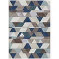 thumbnail image 2 of Addison Rugs Chantille Indoor/Outdoor Transitional Geometric Navy Machine Washable Rectangle Rug, 3' x 5', 2 of 8
