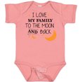 thumbnail image 3 of Inktastic I Love My Family to the Moon and Back Boys or Girls Baby Bodysuit, 3 of 5
