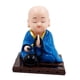 thumbnail image 3 of Figura pequeña de juguete solar para decoración de salpicadero de coche, muñecos con cabeza asintiendo, Buda y Azul, 3 of 9