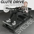thumbnail image 6 of syedee Glute Bridge Machine, Heavy Duty Plate-Loaded Hip Thrust Machine, Glute Drive Machine for Glute Muscles Shaping(Black), 6 of 7
