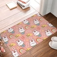 thumbnail image 4 of Uemuo Rabbit So Cute Printed Door Mat Indoor Doormat 16"x24",Front Back Door Mats Non Slip Entrance Rugs,Inside Doormats for Entryway, 4 of 9