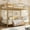 Gold, variant on Bunk Bed Twin Over Twin, Heavy Duty Metal Bunk Bed with Safety Guardrail & Ladder, 400 LBS Weight Capacity, Space-Saving Design, Noise Free, No Box Spring Needed, Easy Assemble