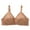 Yellow, variant on Ahdbta Women Floral Lace Wireless Everyday Bras No Underwire Push Up Full-Coverage Bralettes Supportive T Shirt Bra