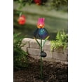 thumbnail image 1 of SOLAR LIGHT STAKE - Red Glass Flower, 1 of 1
