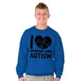 thumbnail image 5 of I Love Someone with Autism Puzzle Sweatshirt for Men or Women Brisco Brands L, 5 of 6