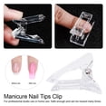 thumbnail image 3 of Offres 50 % de Réduction Clips de Pointe d'Ongles Clips d'Ongles Extension d'Ongles Fixation de Construction Manucure Clair, 3 of 5