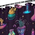 thumbnail image 3 of Mystical Halloween Pattern Shower Curtain 84"x72" ,Bathroom Decorative Shower Curtains Set with 12 Hooks,Modern Waterproof Washable Shower Curtain, 3 of 6