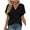 Black, variant on MOSHU Deep V Neck Womens Tops Curved Hem Shirts for Women Fashion Trendy Blouses Casual Loose Fit Tees Tops