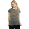 thumbnail image 2 of DC Comics Womens Wonder Woman Shield Cotton T-Shirt, 2 of 3