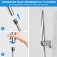 thumbnail image 5 of Modern Designed Bathroom Handheld Shower Wand, Minimalist Design Solid Brass Stainless Steel Chrome Finish, 5 of 5