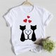thumbnail image 3 of Camiseta de manga corta con estampado de dinosaurios para mujer, ropa informal a la moda, camiseta para mujer, camisetas gráficas de verano, 3 of 5