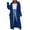Blue, variant on BADHUB Womens Long Cardigan Sweater 2025 Oversized Coat Long Sleeve Open Front Knit Maxi Outwear Fall Trendy Jacket Clothes Red S