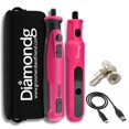 thumbnail image 1 of Lima de uñas para perros Diamondg inalámbrica, LED, silenciosa, rosa, 1 of 6