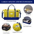 thumbnail image 3 of Gynky Travel Duffle Bag Weekender Bags for Women with Shoe Compartment Carry on Overnight Bag Gym Duffel Bag with Wet Pocket Hospital Bags for Labor and Delivery, 3 of 8