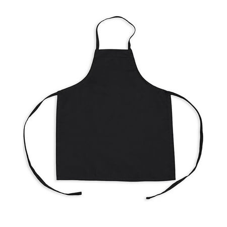 Pack of 84 - Black Kids Apron, Small Bib