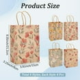 thumbnail image 2 of 16Pcs 4 Styles Floral Gift Bags with Handles 8.3x5.9x3.2 Inch Kraft Paper Flower Wildfloral Bags for Wedding Birthday Themed Party Favor Colorful DIY, 2 of 6