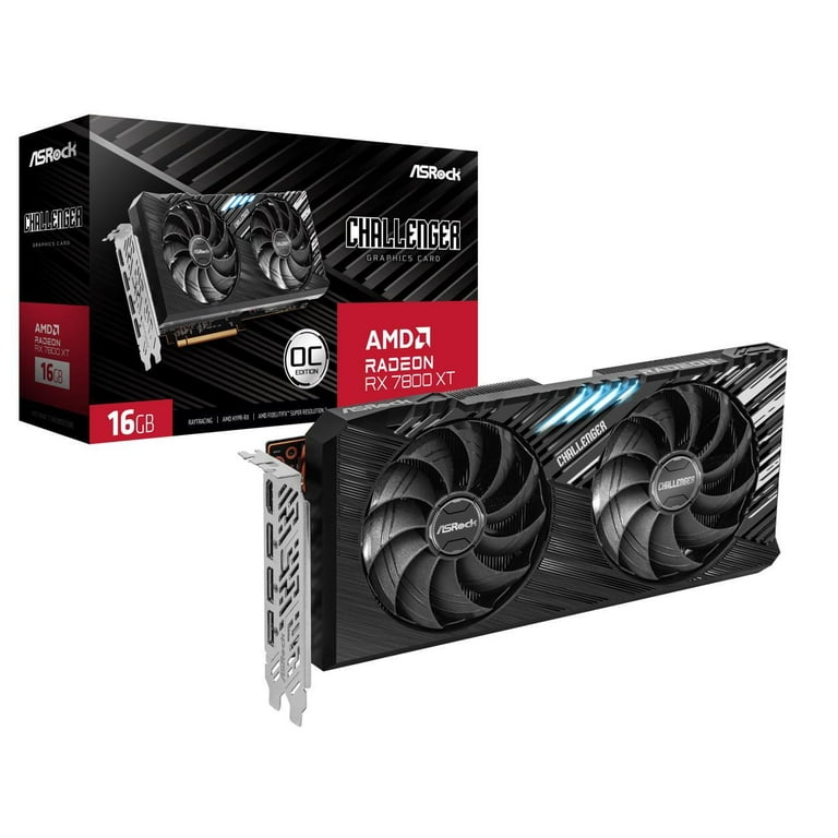 ASRock Challenger Radeon RX 7800 XT 16GB GDDR6 PCI Express ASRock Challenger Radeon RX 7800 XT 16GB GDDR6 PCI Express