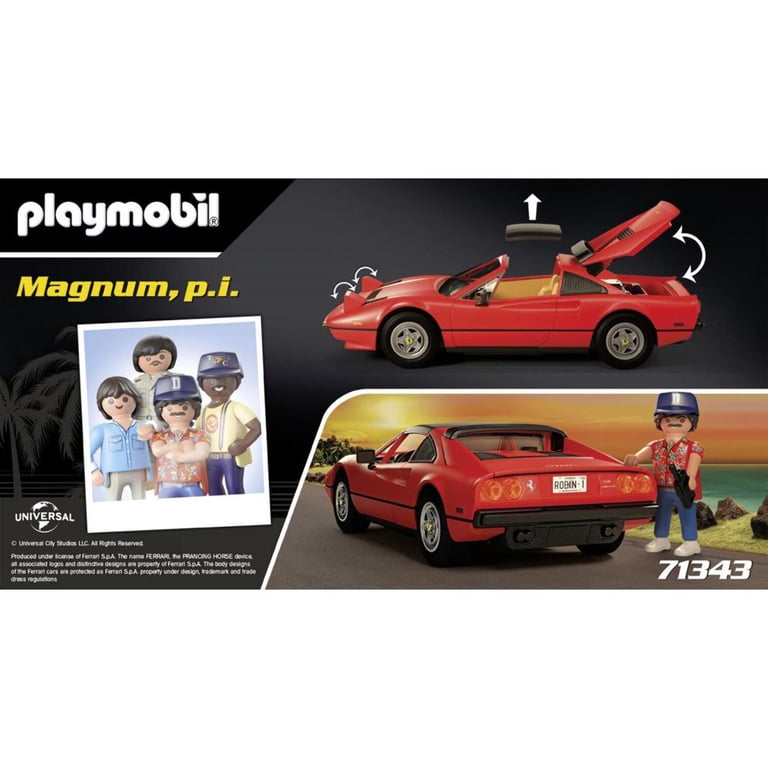 Playmobil 71343 Magnum P.I. Ferrari 308GT - Walmart.com