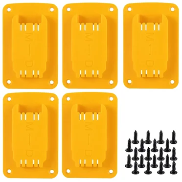 5 Packs Tool Mount Holder for Dewalt 14.4V 18V 20V Drill Tool for Milwaukee 18v