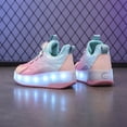 thumbnail image 6 of Kids Roller Skates Light up Shoes with Wheels Shoes LED USB Charging Roller Sneakers for Girls Boys Birthday Christmas Gift, 6 of 20