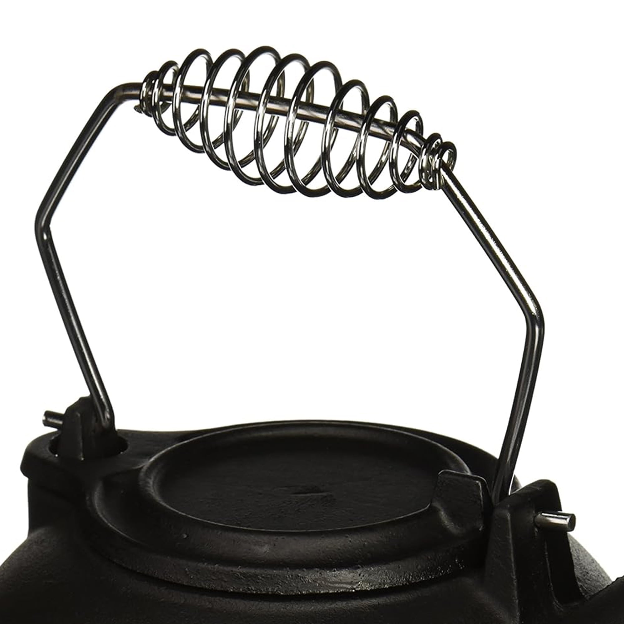 Panacea Fireplace Cast Iron Wood Stove Kettle Humidifier with Chrome Handle