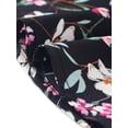 thumbnail image 6 of Allegra K Women's Blouse Cowl Neck Vintage Floral Long Sleeve, 6 of 6