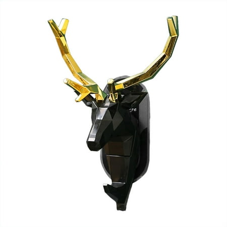 

ZTTD Wall Hanger Sticky Hook Deer Design Kitchen Bathroom Household Door A Hook A