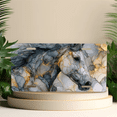 thumbnail image 4 of 1 Pcs 2D Flat License Plate Covers & Frames, Marble like Horse For Decorative Front, Waterproof For Decoration Aluminum License Plate Covers & Frames Cover For Men Women, 12" X 6", 4 of 6