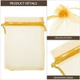 thumbnail image 3 of Dytern Party 100Pcs Organza Drawstring Bags Wedding Favor Bags Organza Gift Bags Party Favor Bags, 3 of 11
