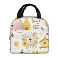 thumbnail image 1 of Easygdp Farm Bee Cute Honey Bolsa Térmica Premium - Tela Oxford Impermeable, Gran Capacidad, Bolsillo Frontal, Unisex para Trabajo, Escuela, Actividades al Aire Libre y Picnics, 1 of 8